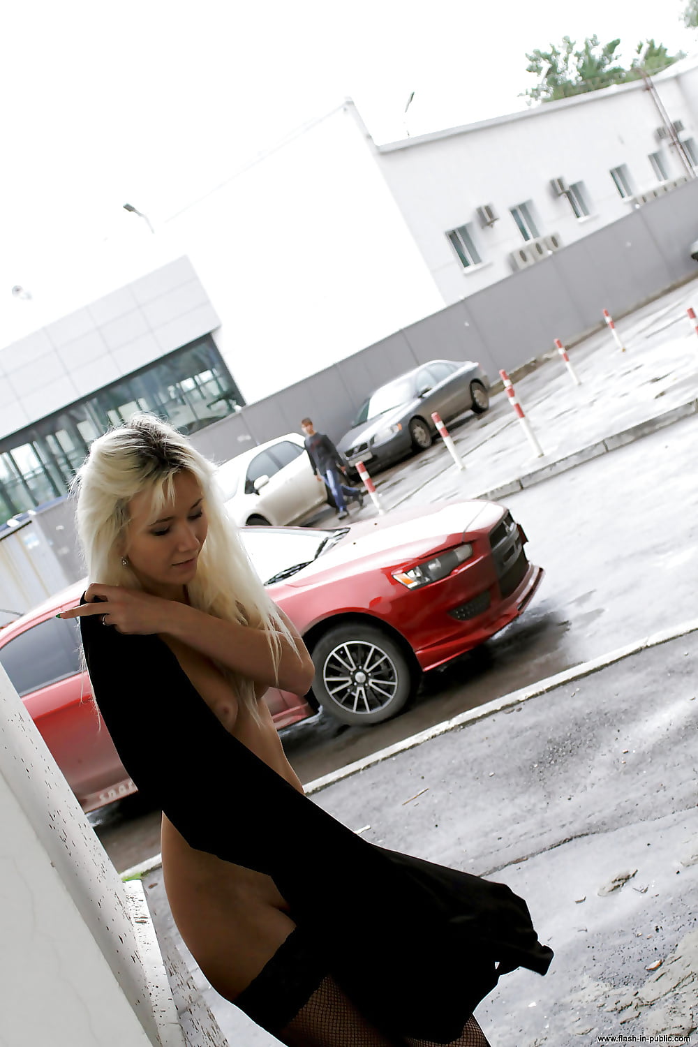 Russian Blonde in Public 15