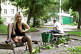 Russian Blonde in Public 3