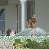 heidi klum topless at the pool sept 2017 7