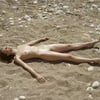 Dutch goddess, naked on beach 14