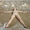 Dutch goddess, naked on beach 21